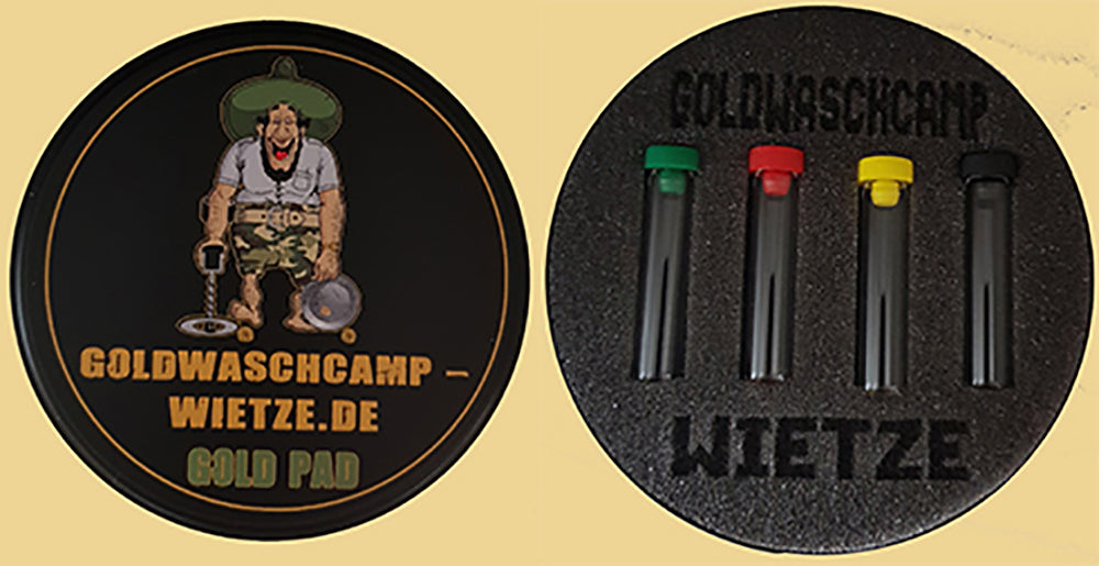 Gold Pad Dosen für ihre Goldröhrchen