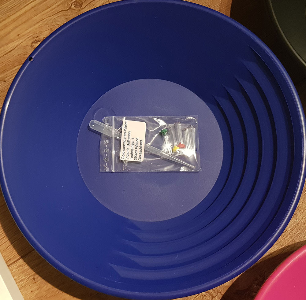 Goldwaschset 1 Blau