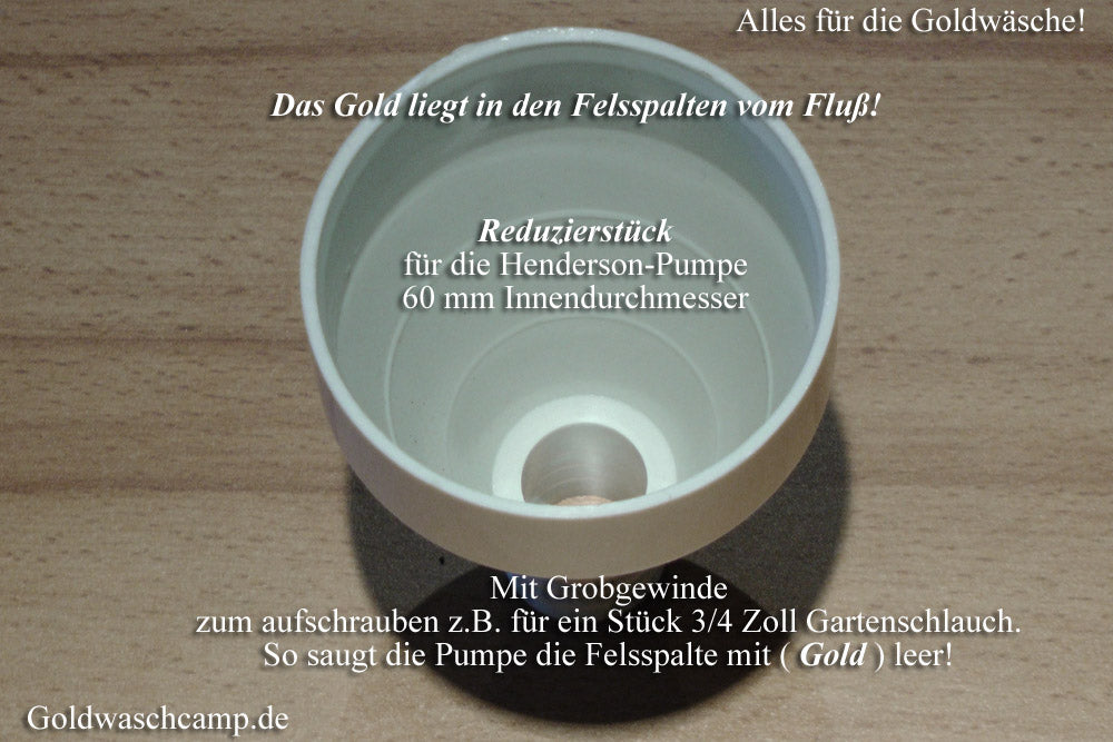 Ersatzteil Reduzierstück für die Hendersonpumpe