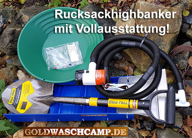 Rucksackhighbanker "Eldorado" mit Highbankerfunktion und Vollausstattung