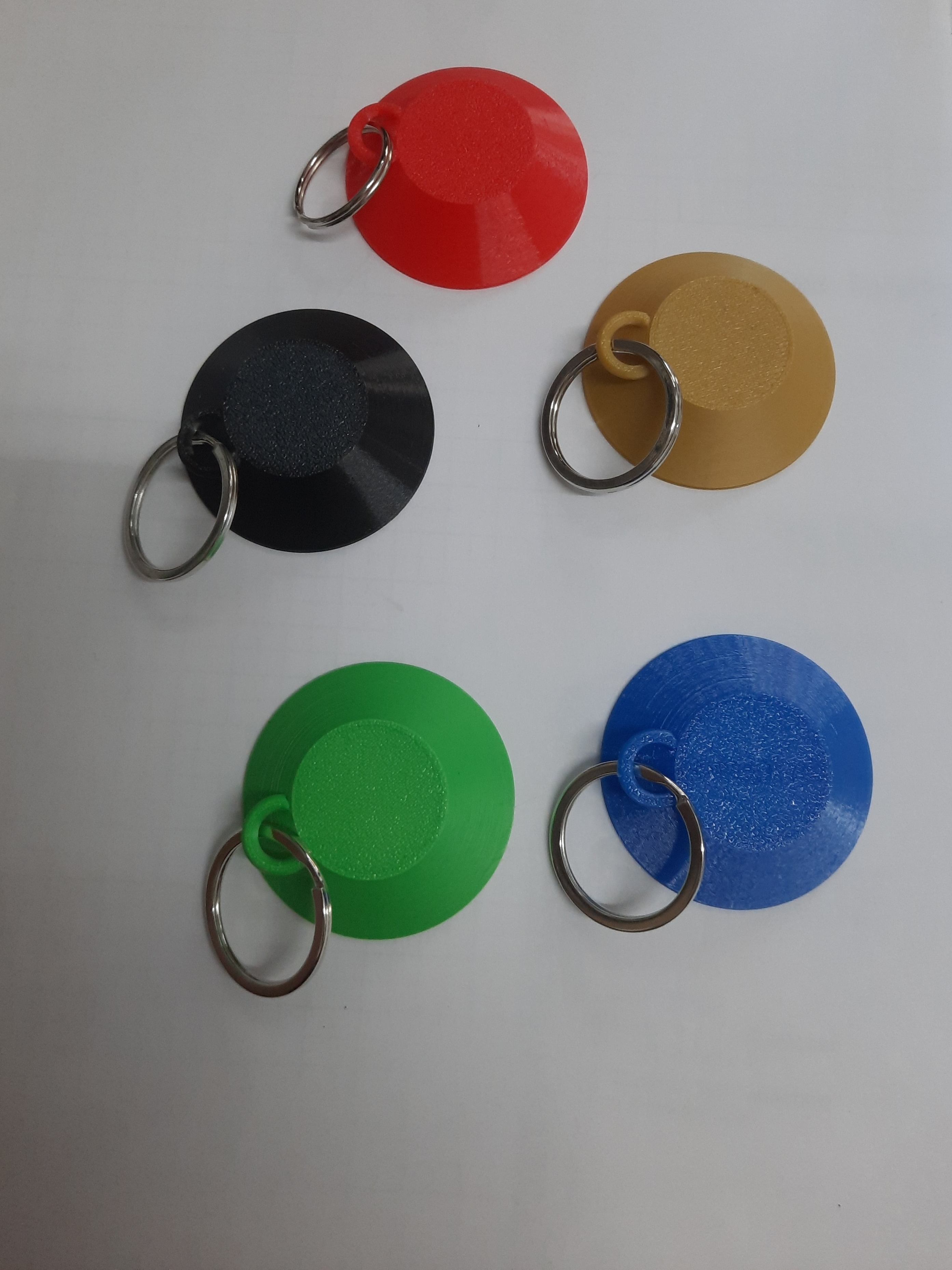 Miniature Gold Pan Keychain