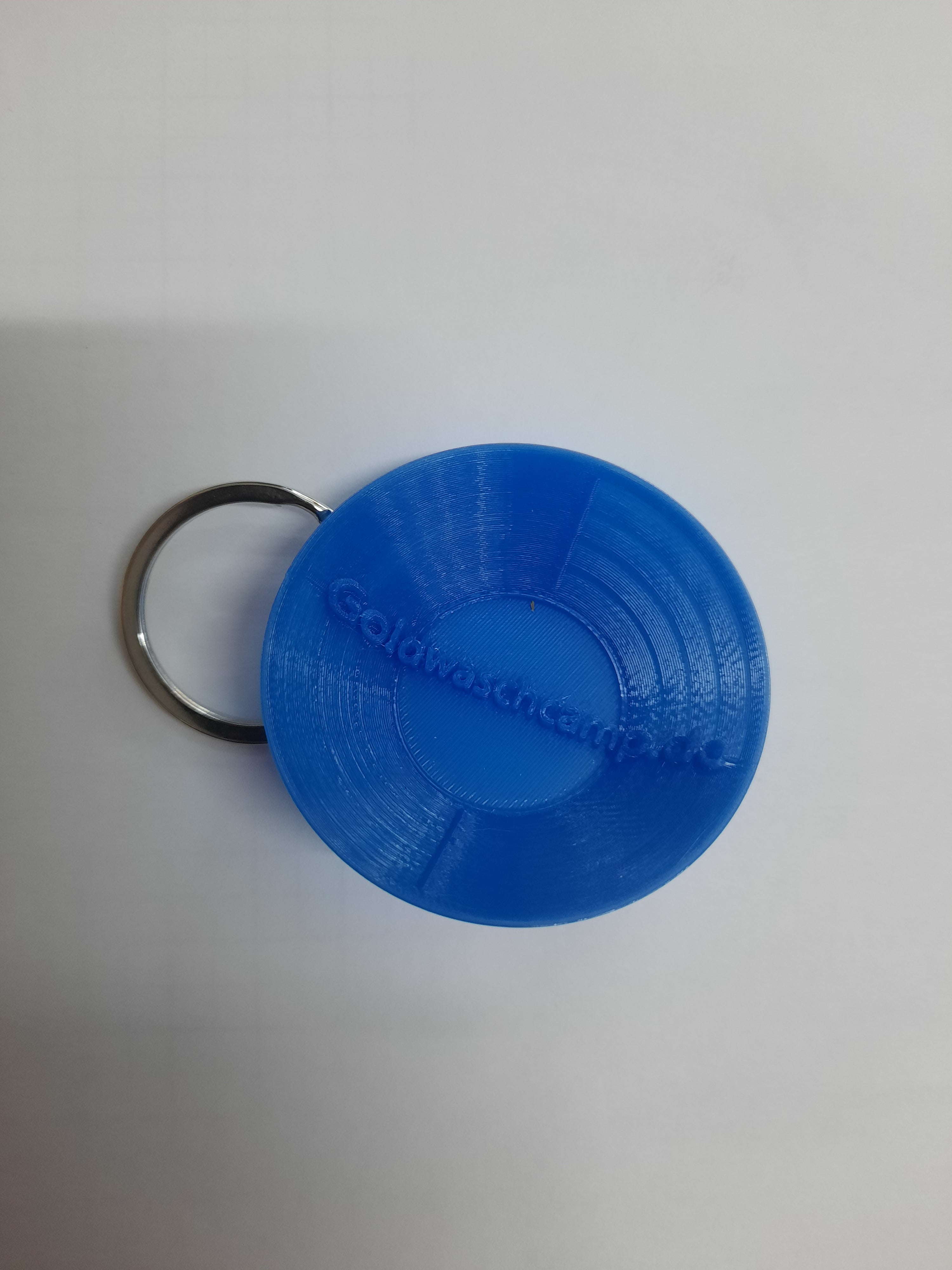 Miniature Gold Pan Keychain