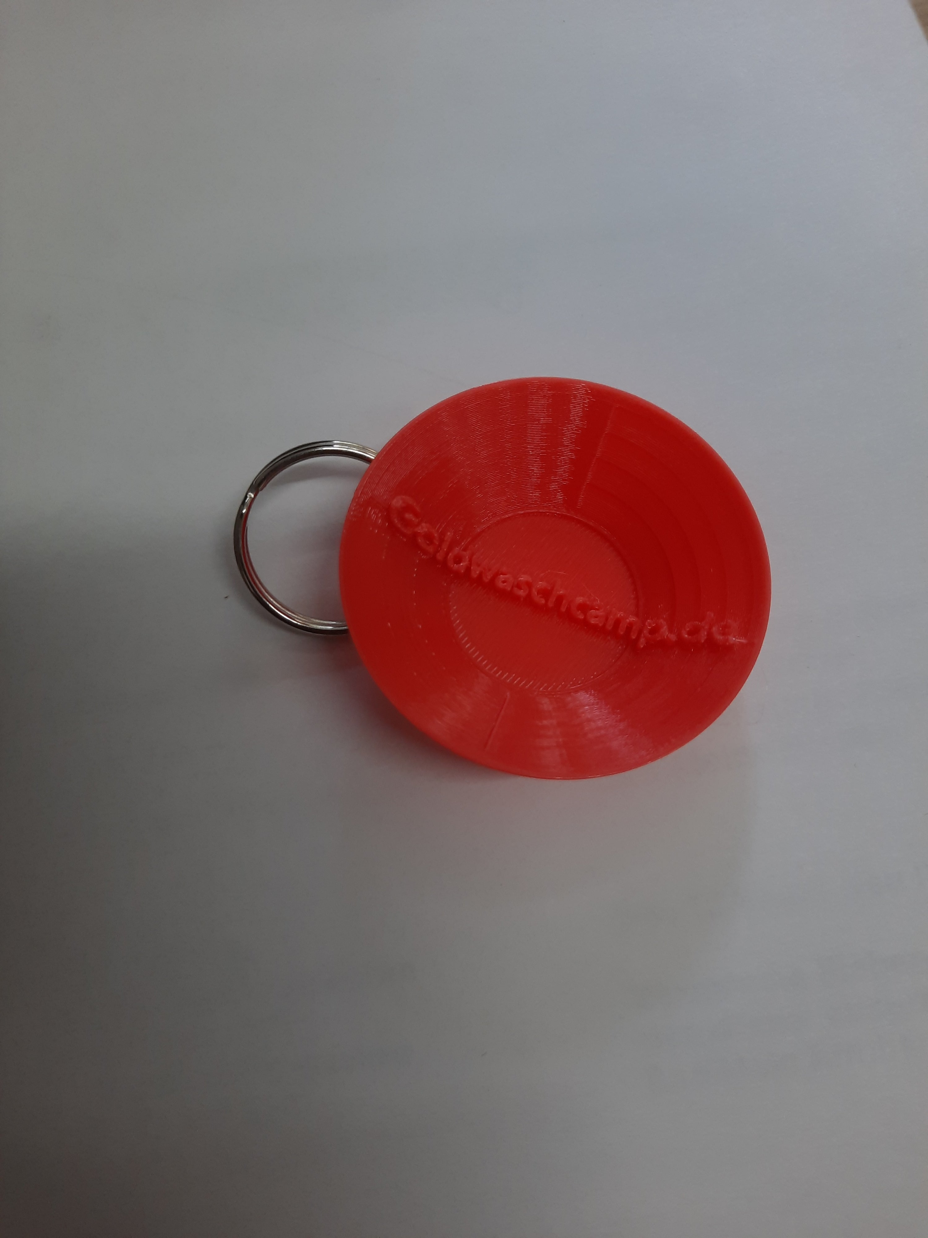 Miniature Gold Pan Keychain