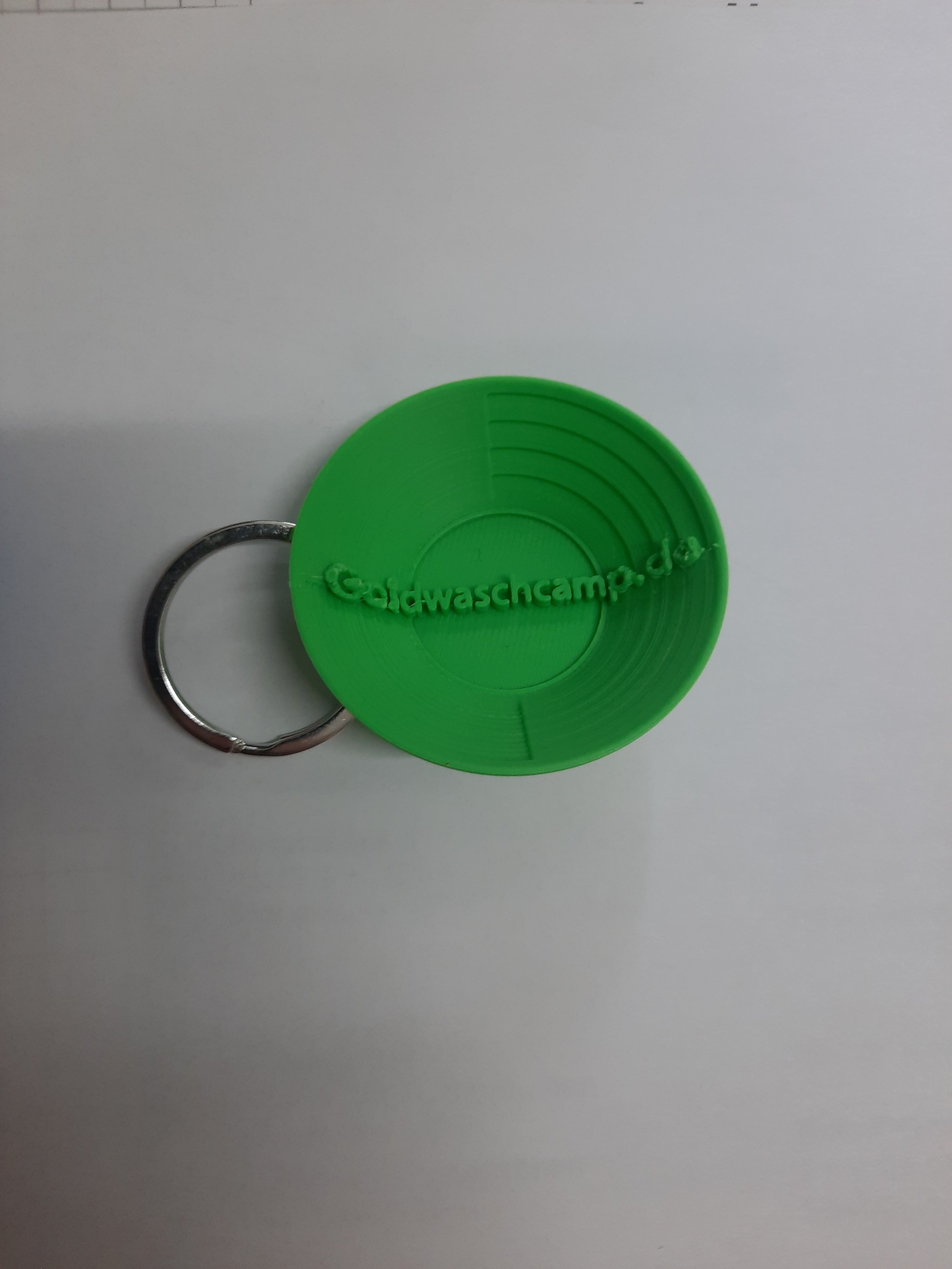 Miniature Gold Pan Keychain